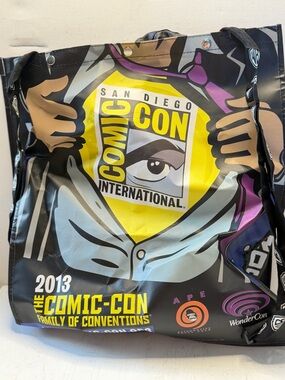 San Diego Comic-Con 2013 Black Graphic Tote Bag